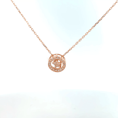 Rosegold Star Chain With Pendant