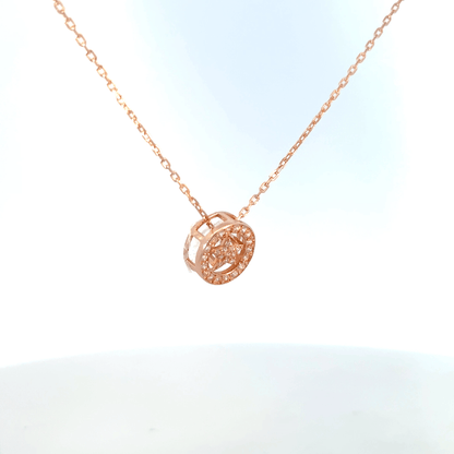 Rosegold Star Chain With Pendant