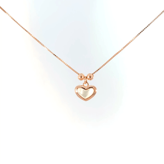 Rosegold Heart Chain With Pendant