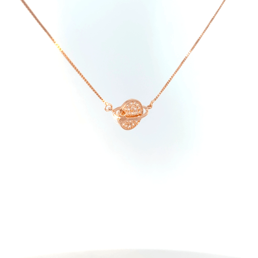 Rosegold Galaxy Chain With Pendant