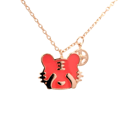 Rosegold Teddy Chain With Pendant