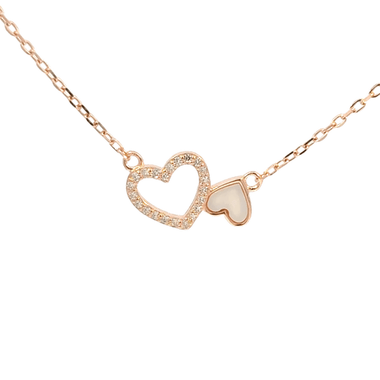 Rosegold Heart Chain With Pendant