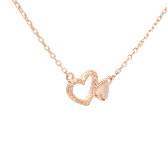 Rosegold Heart Chain With Pendant