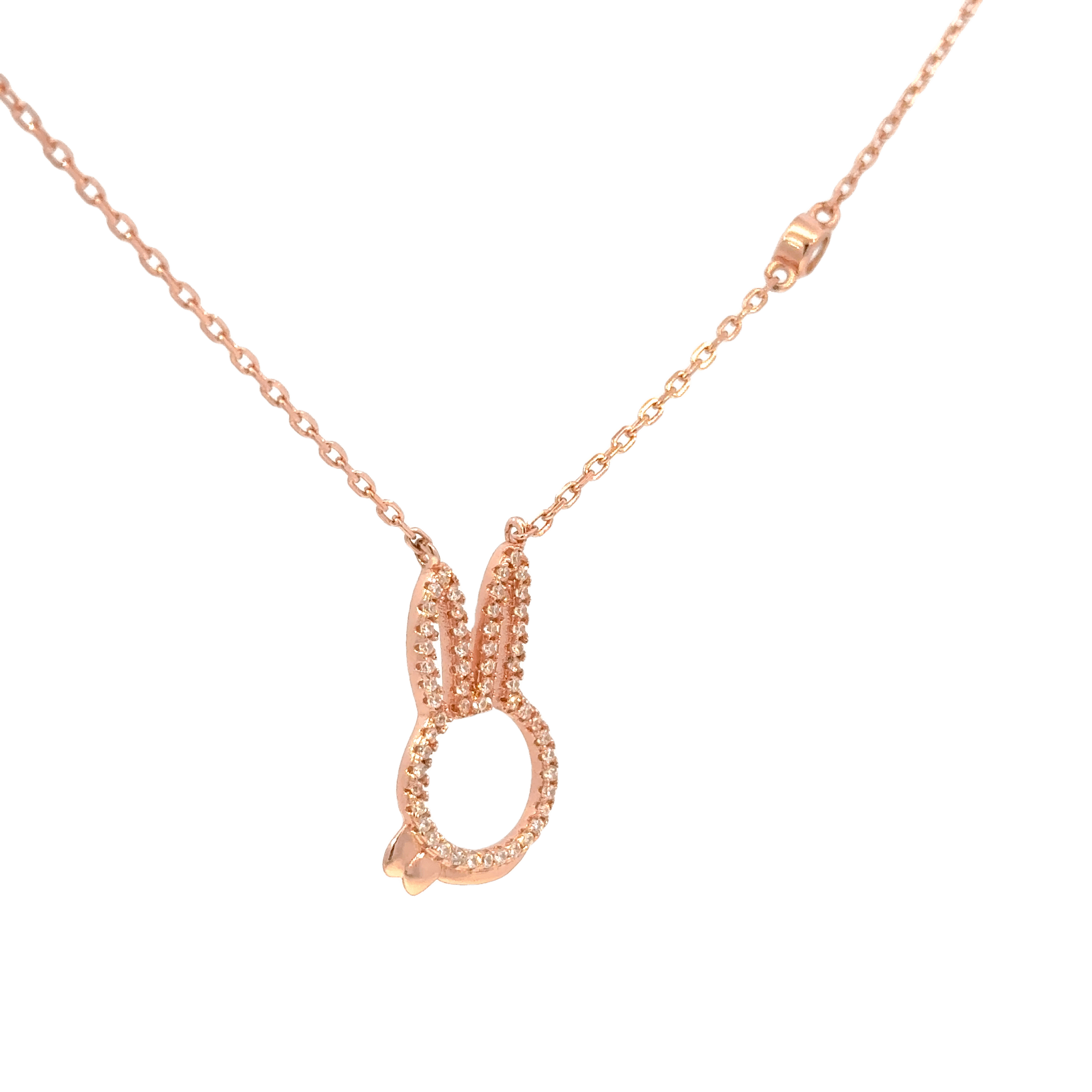 Rosegold Bunny Chain with pendant