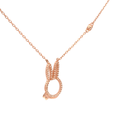 Rosegold Bunny Chain with pendant