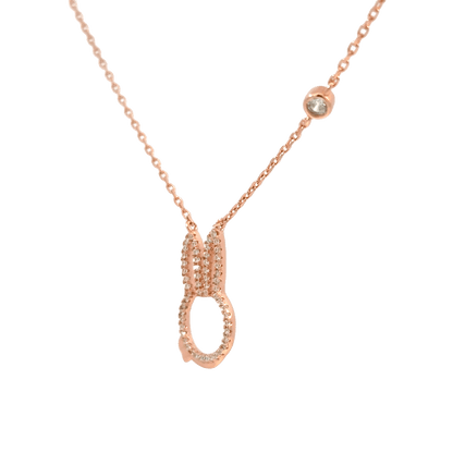 Rosegold Bunny Chain with pendant