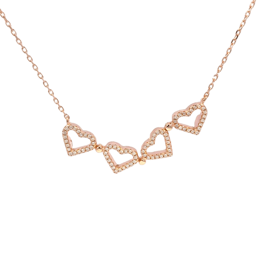 Rosegold Heart Chain with pendant
