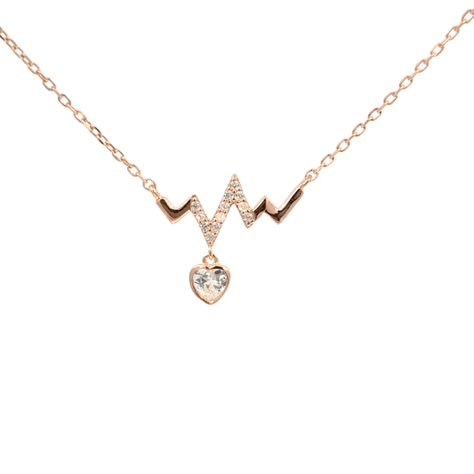 Rosegold Beat Chain with pendant