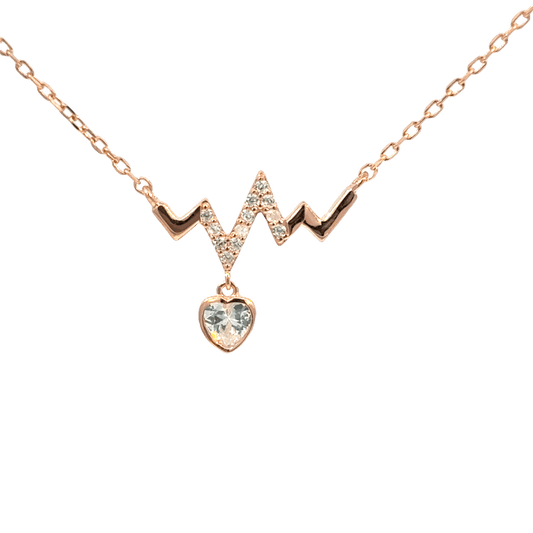 Rosegold Beat Chain with pendant