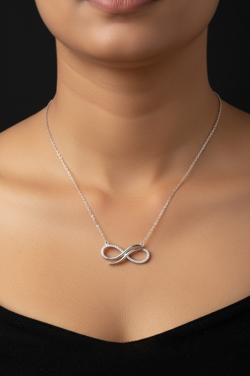 The Infinite Sparkle Twist Pendant