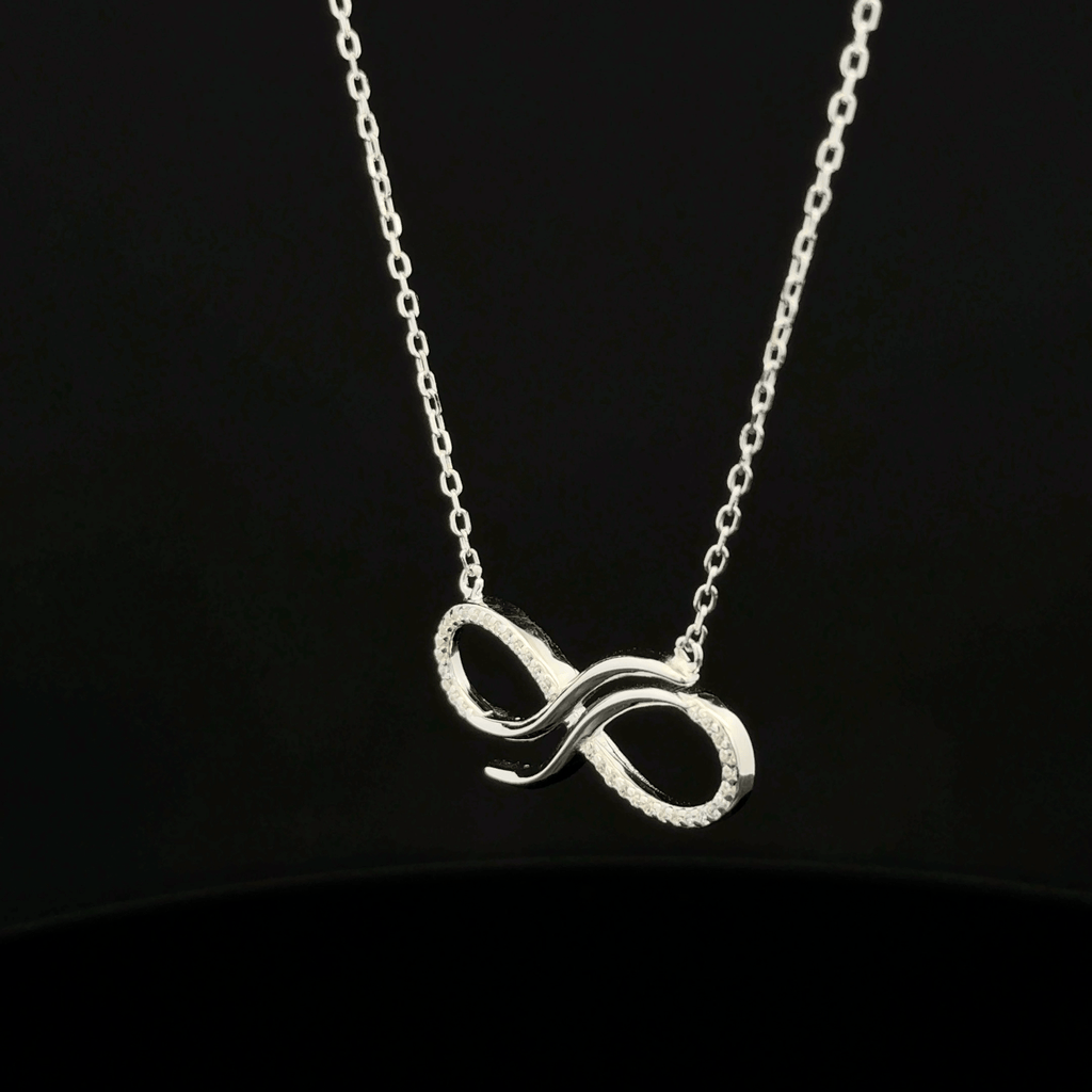 The Infinite Sparkle Twist Pendant