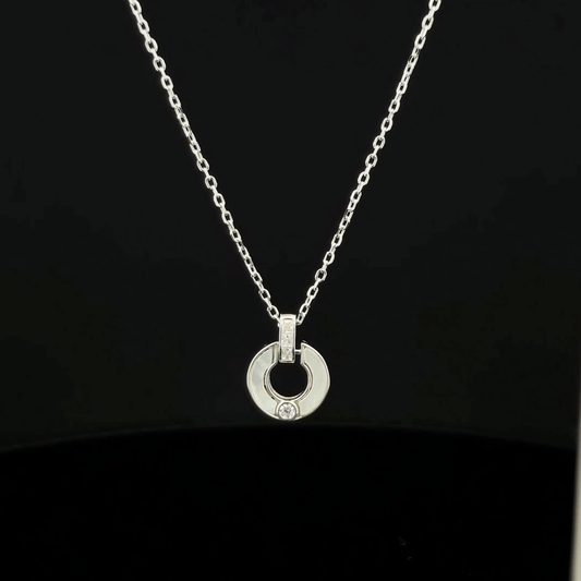 CIRCLE CHAIN WITH PENDANT