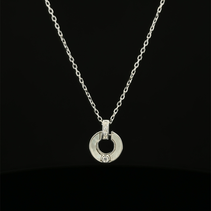 CIRCLE CHAIN WITH PENDANT
