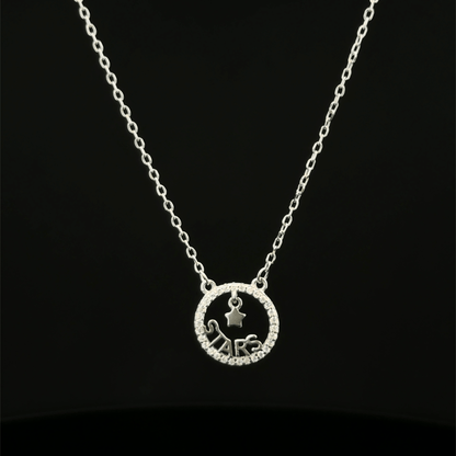 CIRCLE CHAIN WITH PENDANT