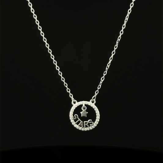 CIRCLE CHAIN WITH PENDANT