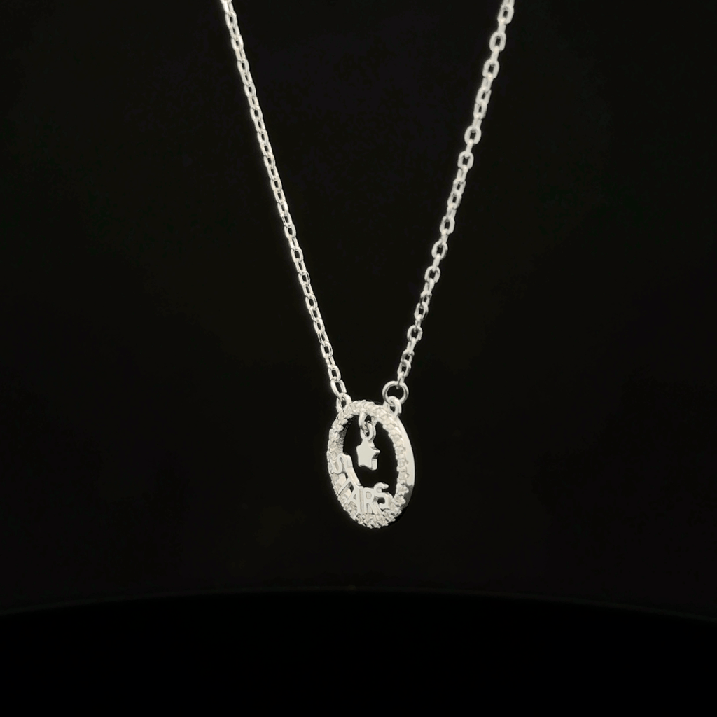 CIRCLE CHAIN WITH PENDANT
