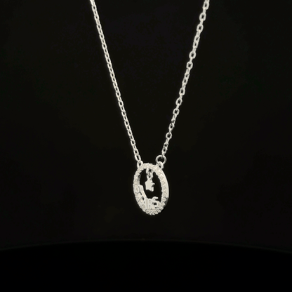 CIRCLE CHAIN WITH PENDANT
