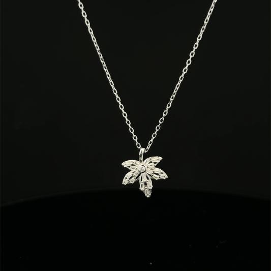 LEAF CHAIN WITH PENDANT