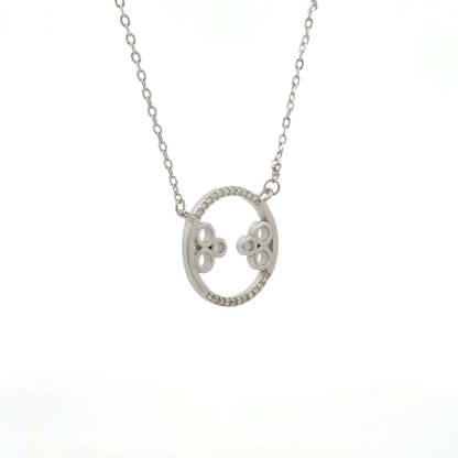 Rhodium Circle Chain