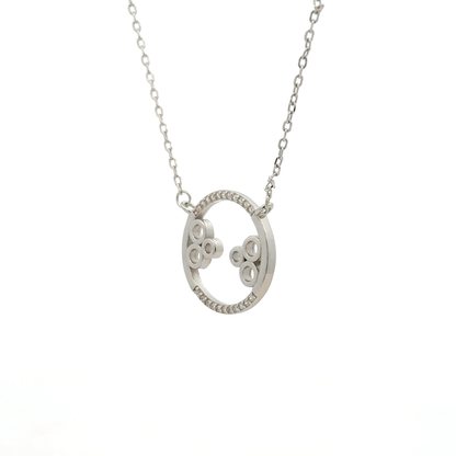 Rhodium Circle Chain