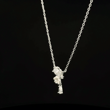 FLOWER CHAIN WITH PENDANT