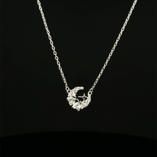 MOON CHAIN WITH PENDANT