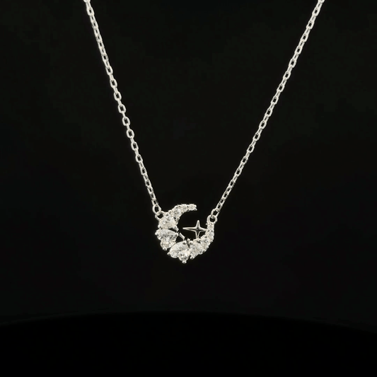 MOON CHAIN WITH PENDANT