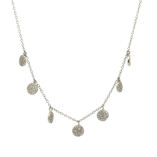 Rhodium Circle Chain