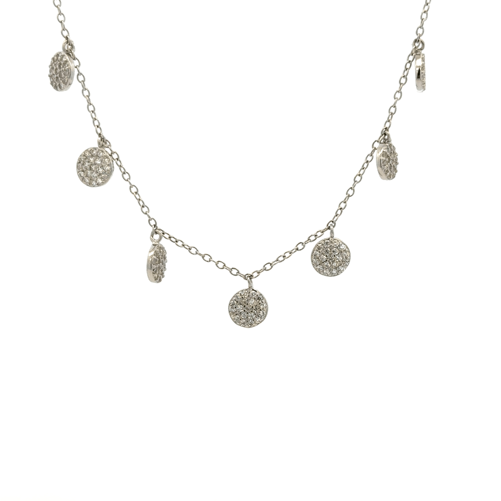 Rhodium Circle Chain