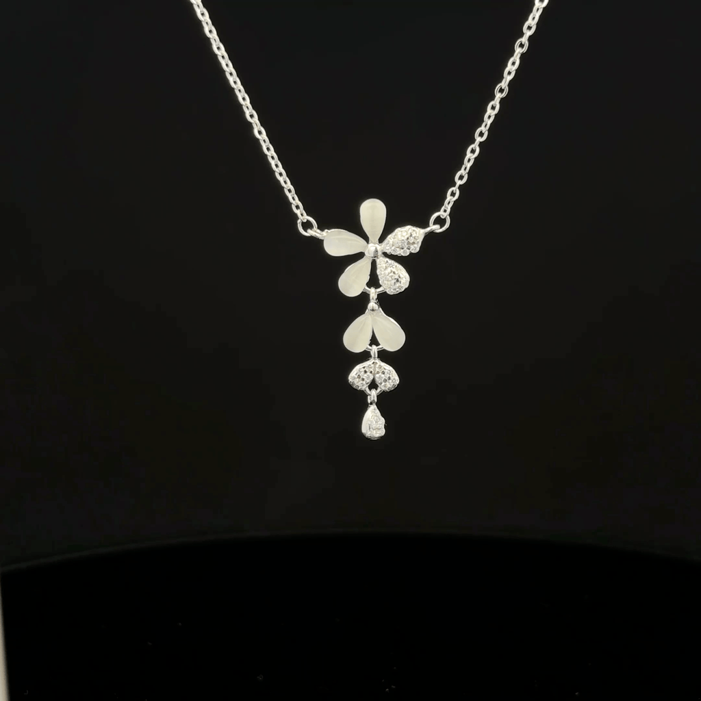 Flower drop pendant