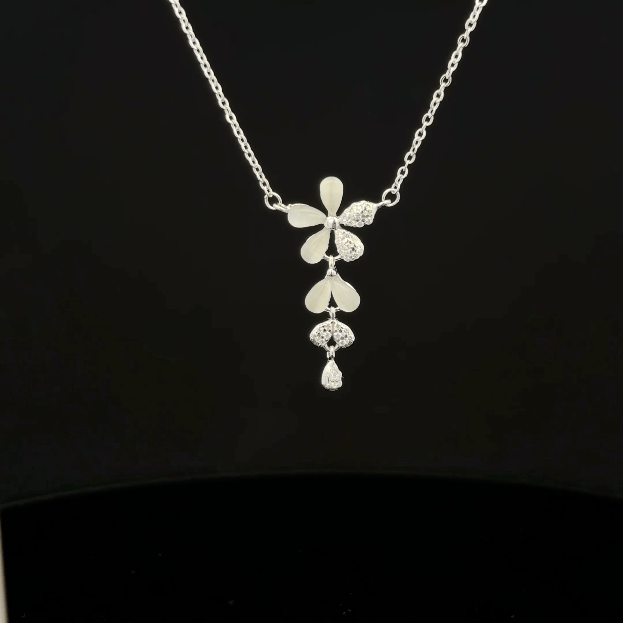 Flower drop pendant