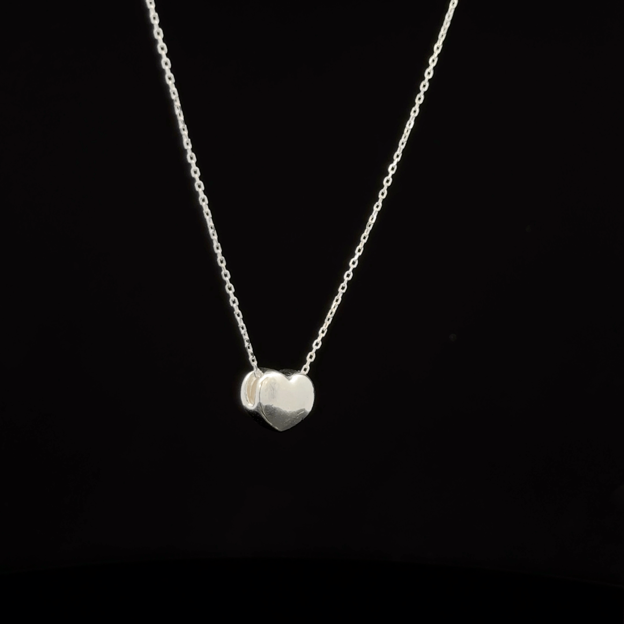 Heart shape chain pendant