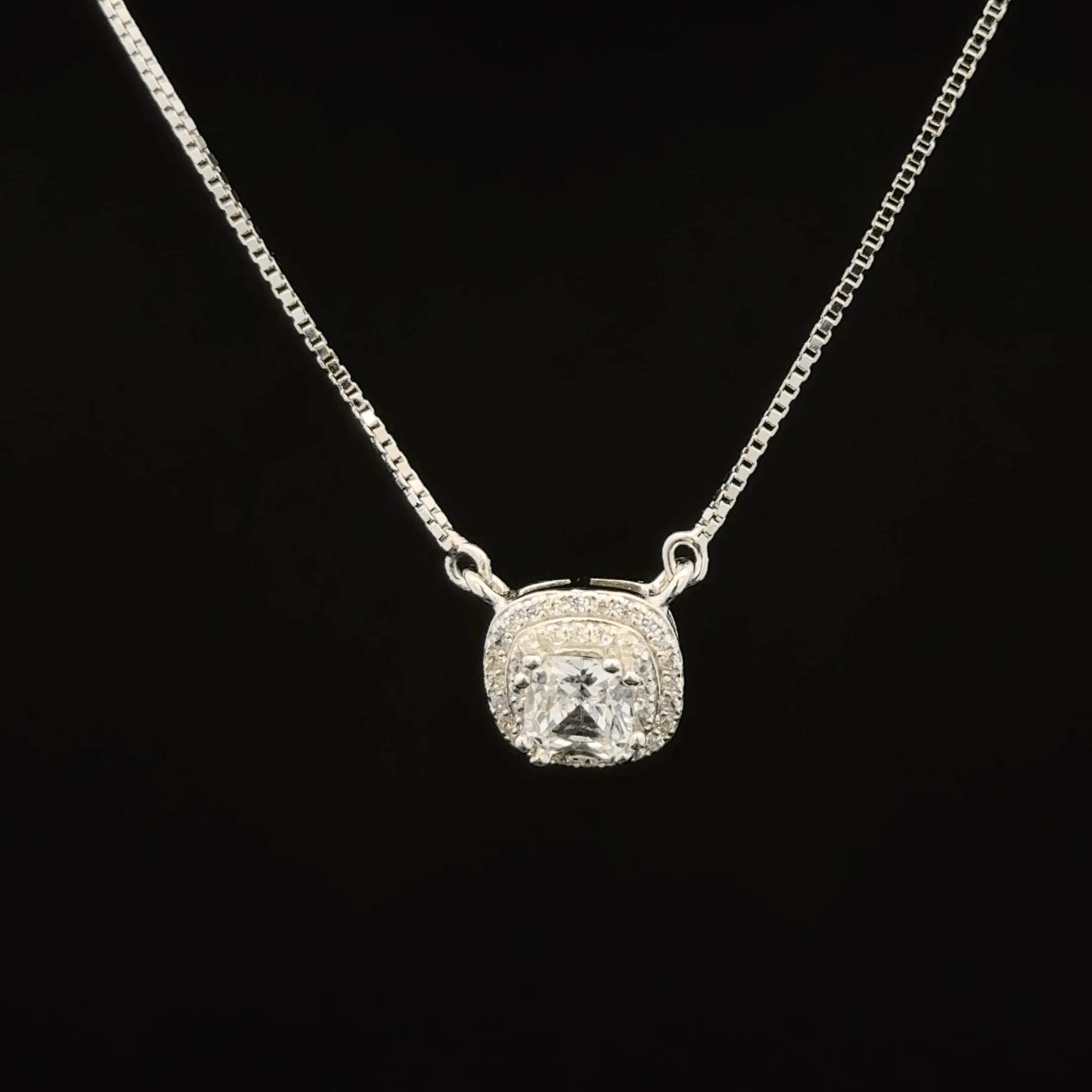 Square Chain Pendant