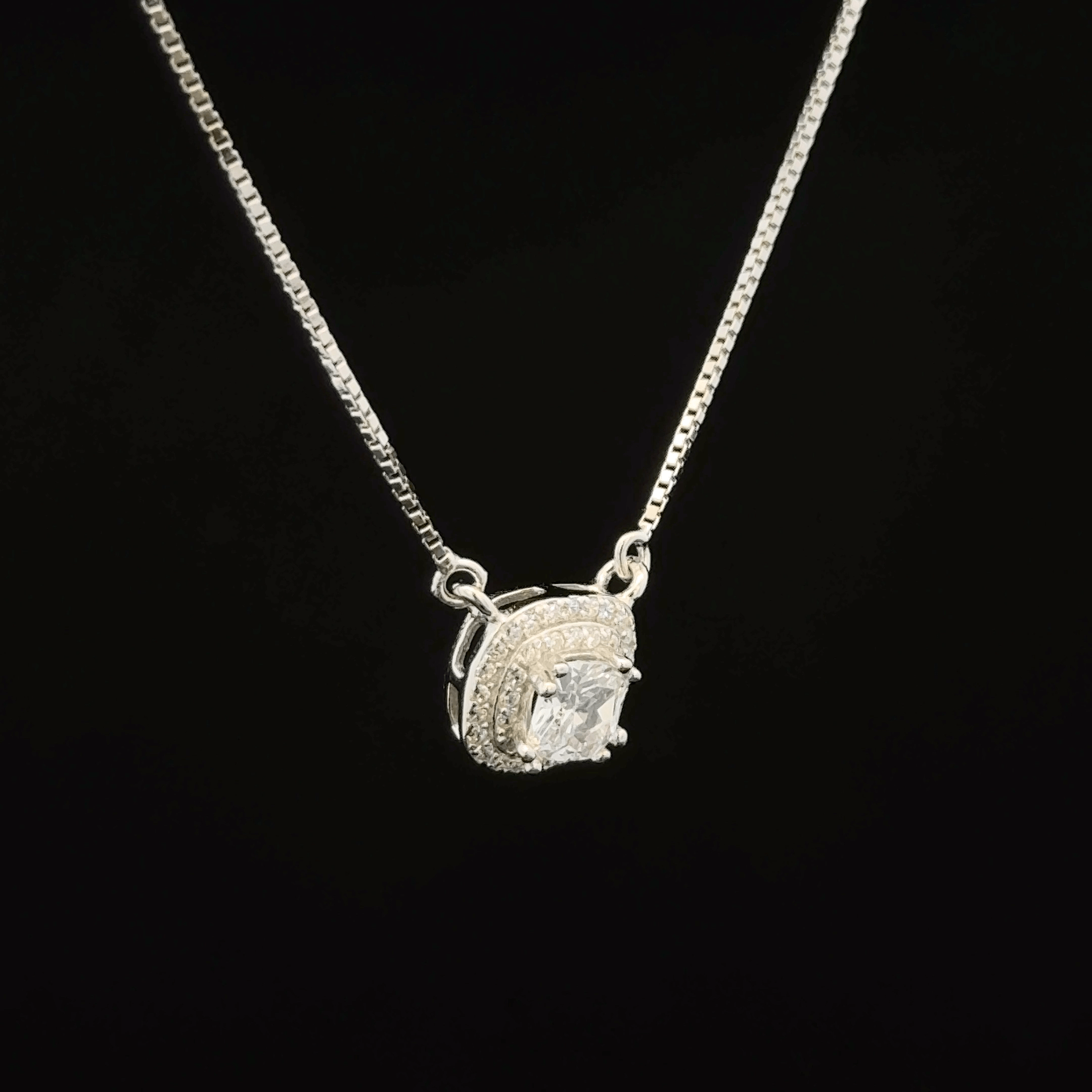 Square Chain Pendant
