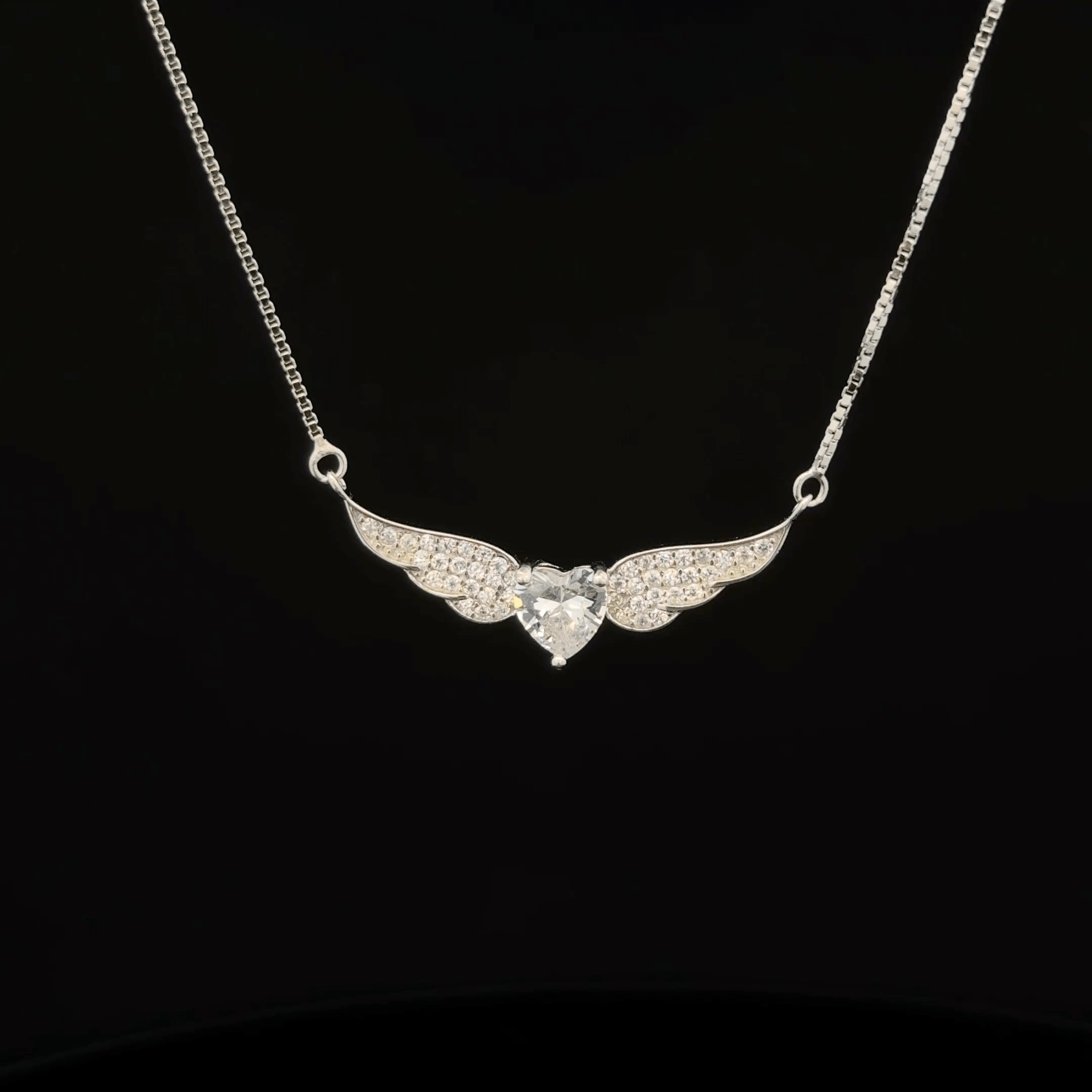 Heart Flying Chain Pendant