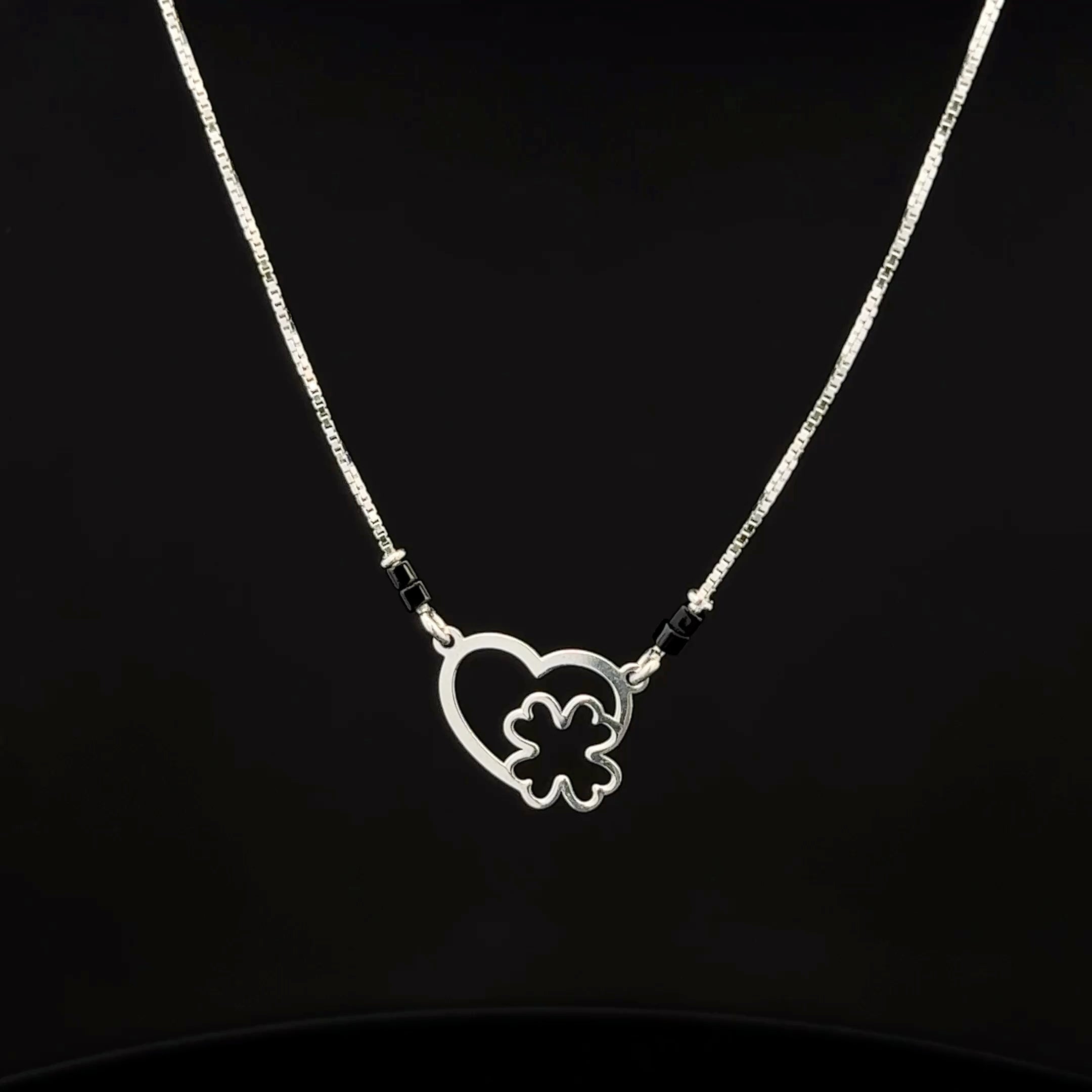 Heart chain pendant