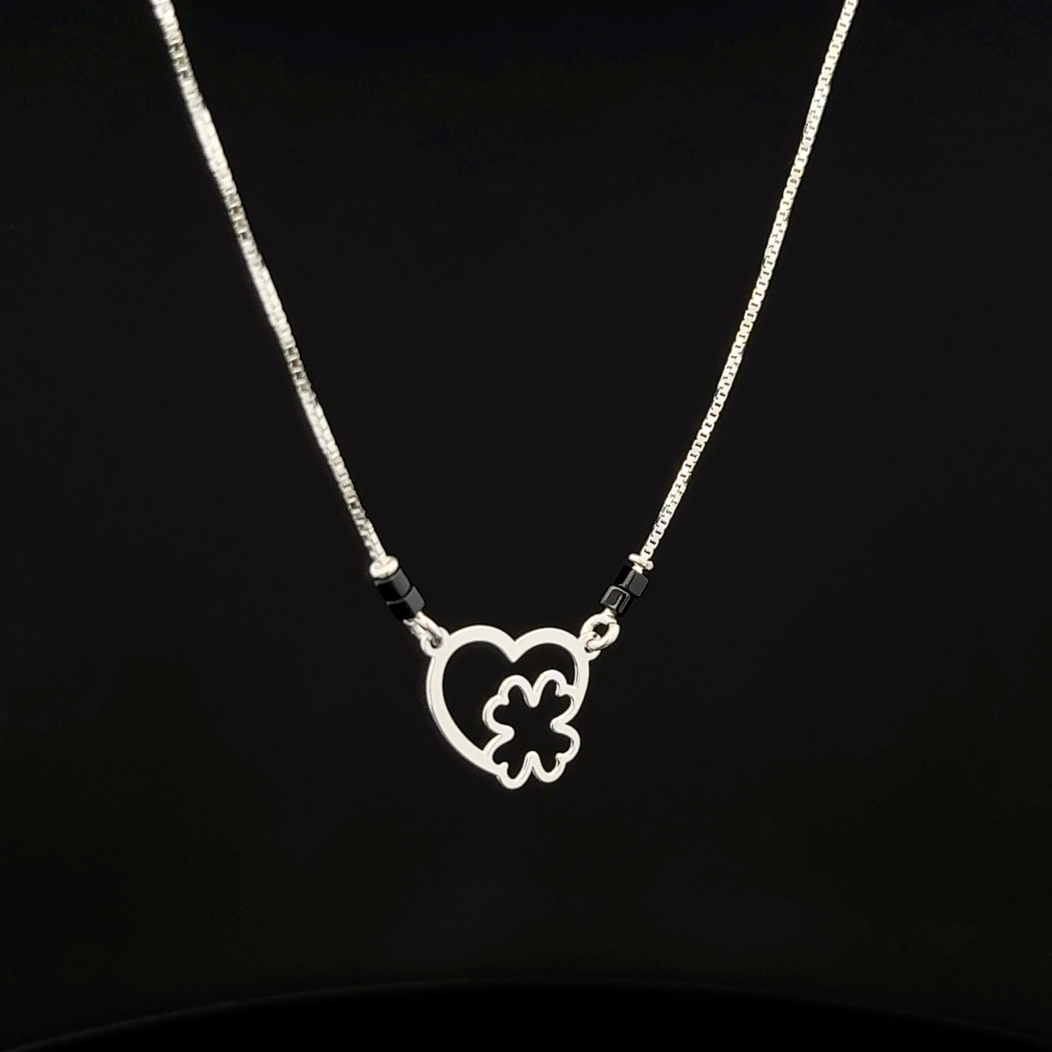 Heart chain pendant