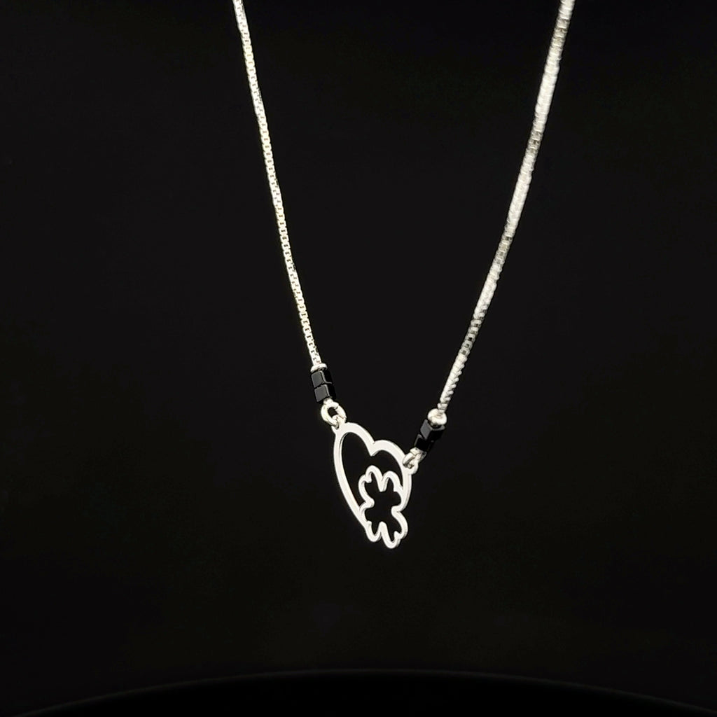 Heart chain pendant