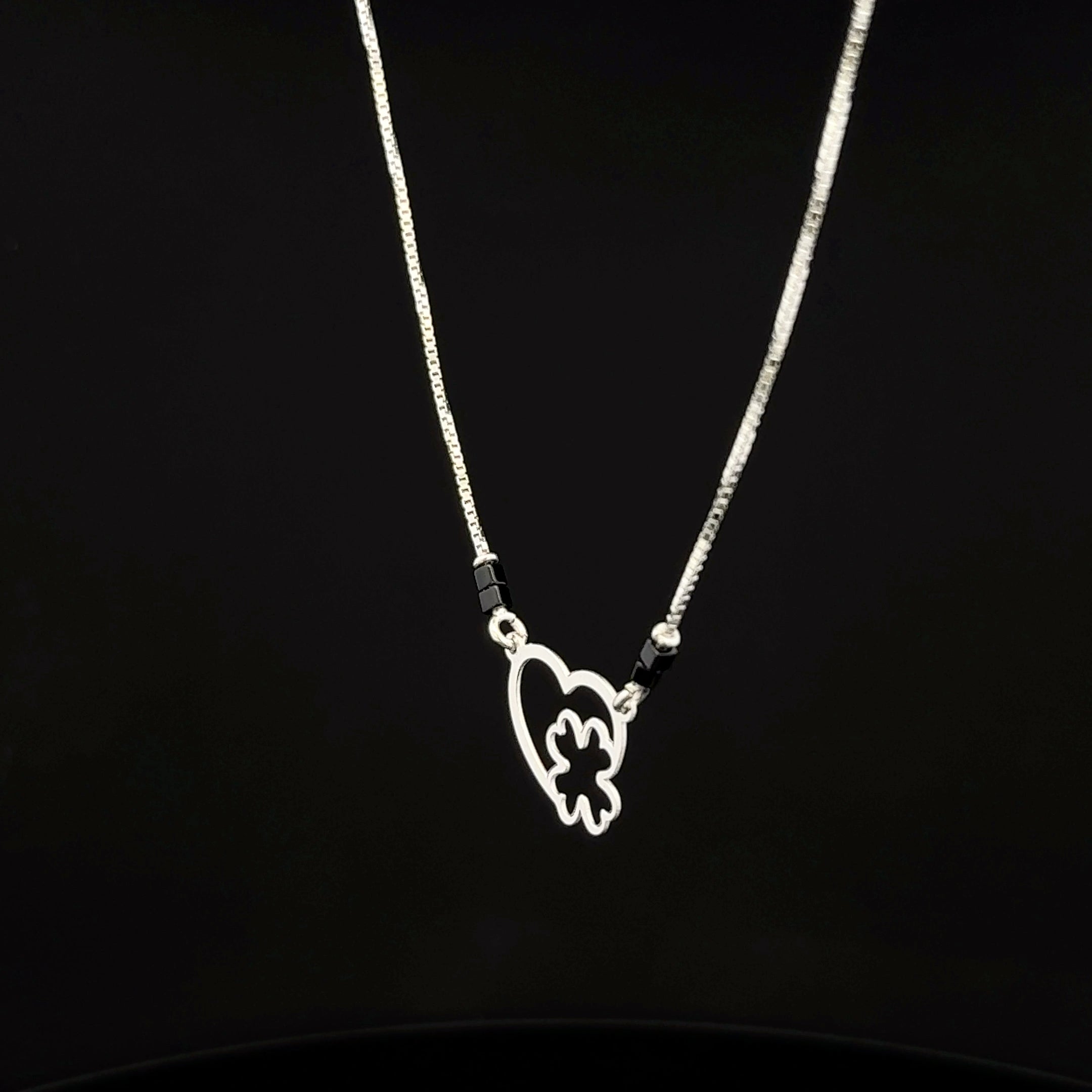 Heart chain pendant