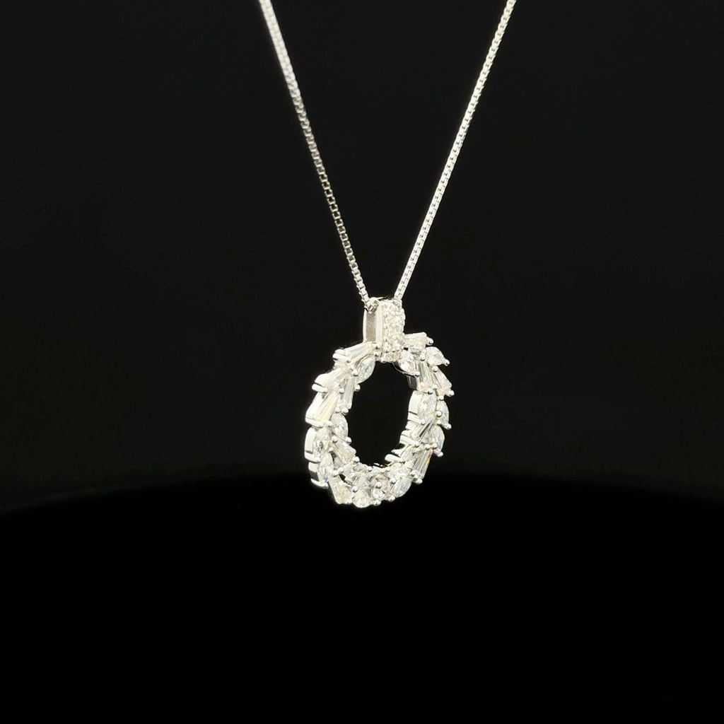 Eternal Sparkle Circle Pendant Chain