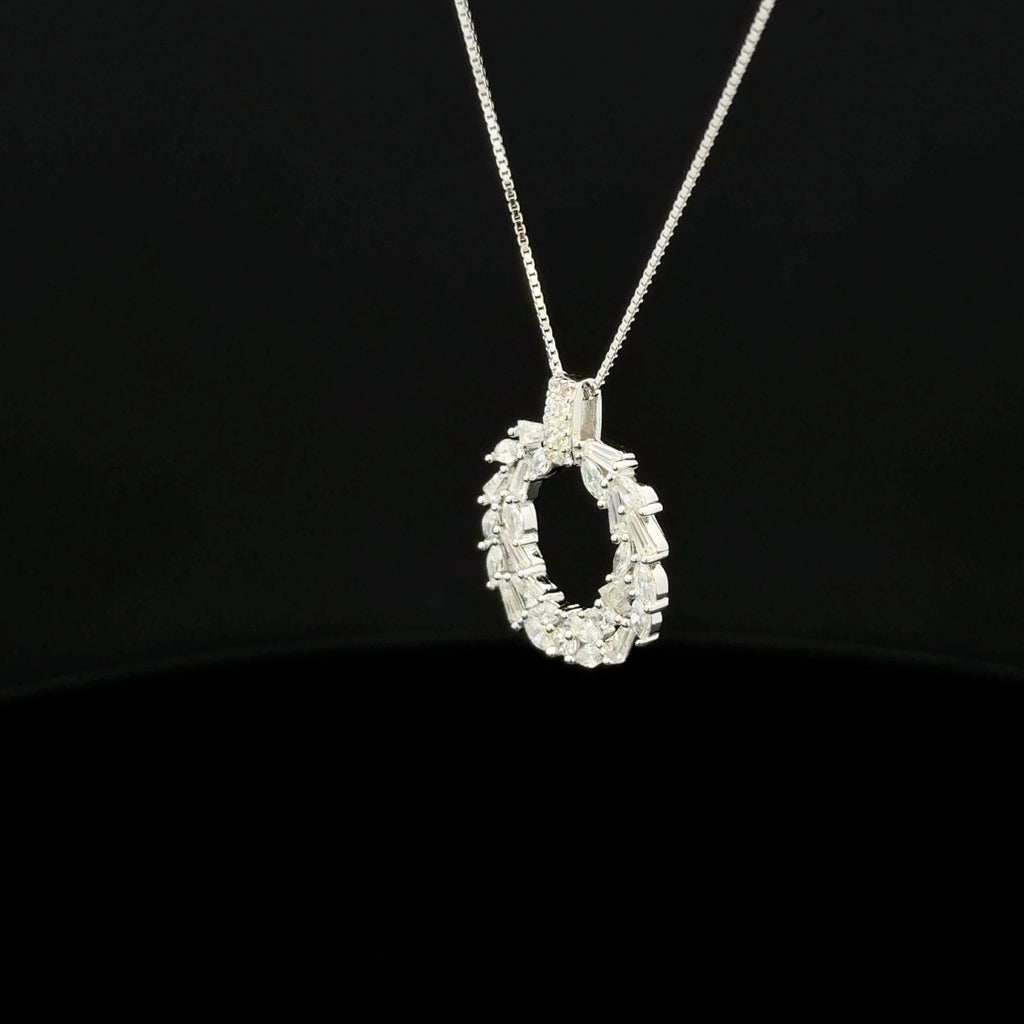 Eternal Sparkle Circle Pendant Chain