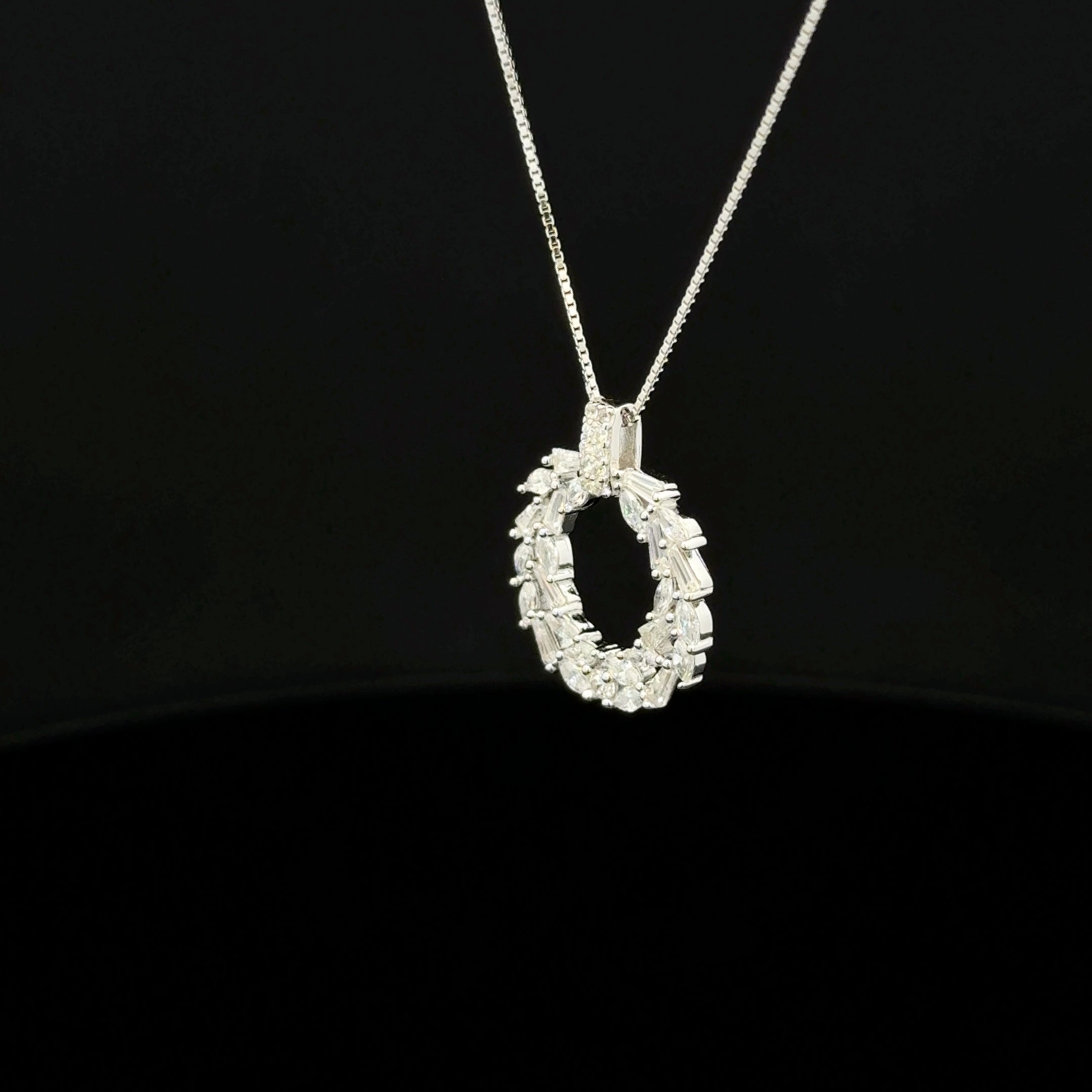 Eternal Sparkle Circle Pendant Chain
