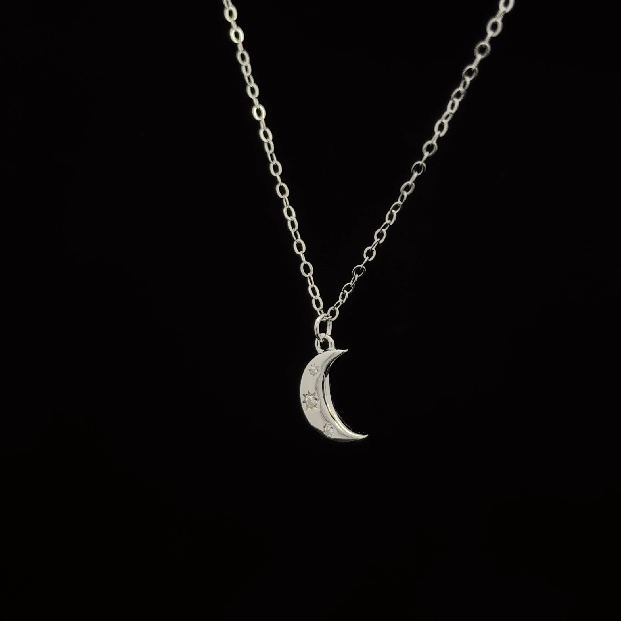 Half Moon chain pendant
