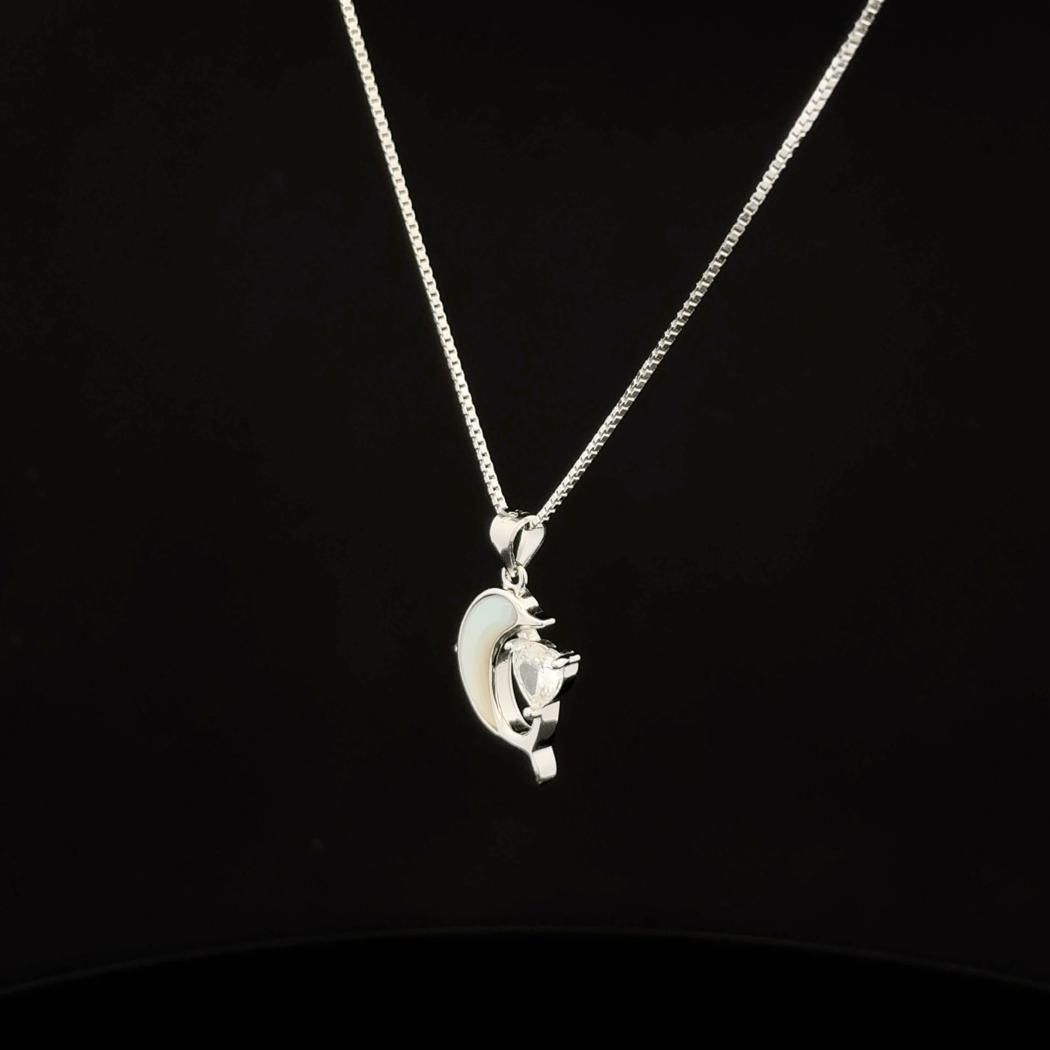 A Dolphin chain pendant