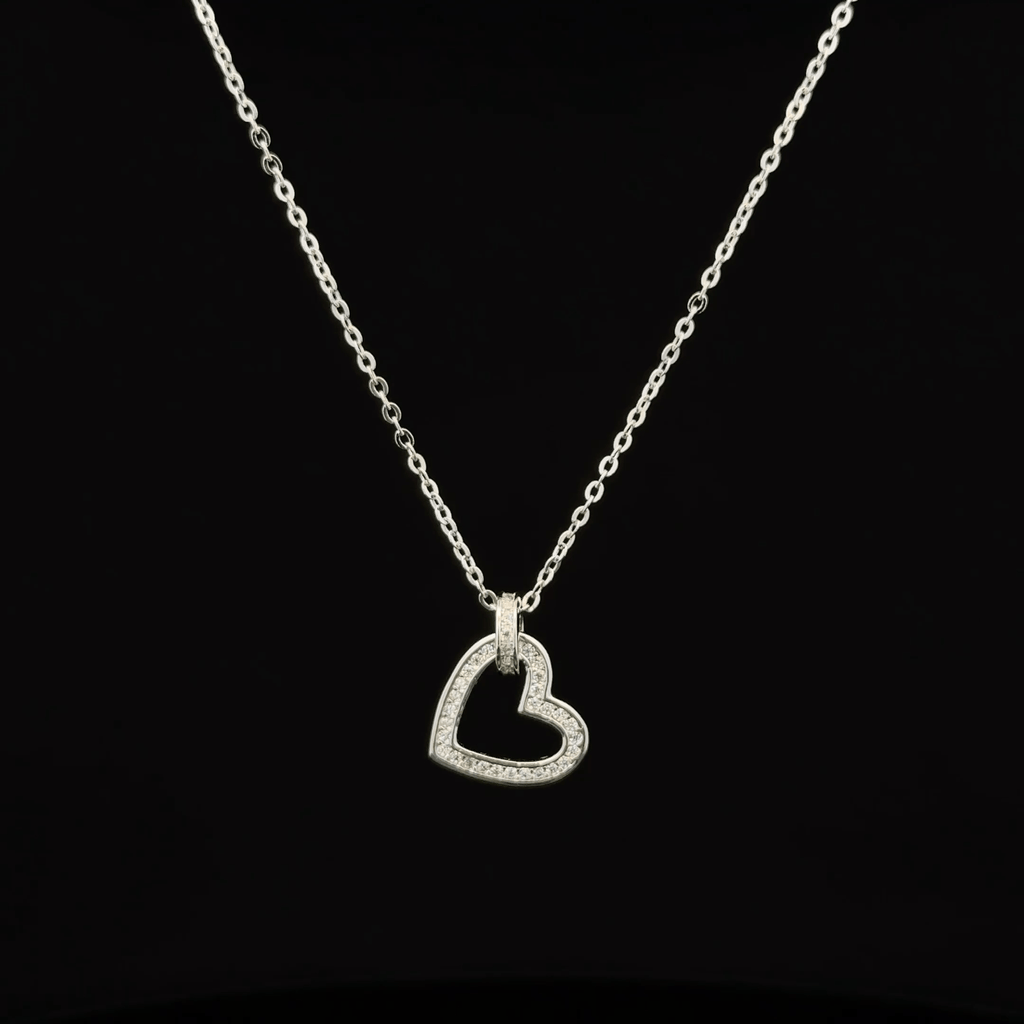 Heart shape chain pendant