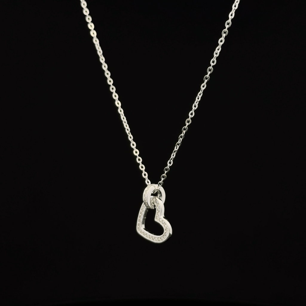 Heart shape chain pendant