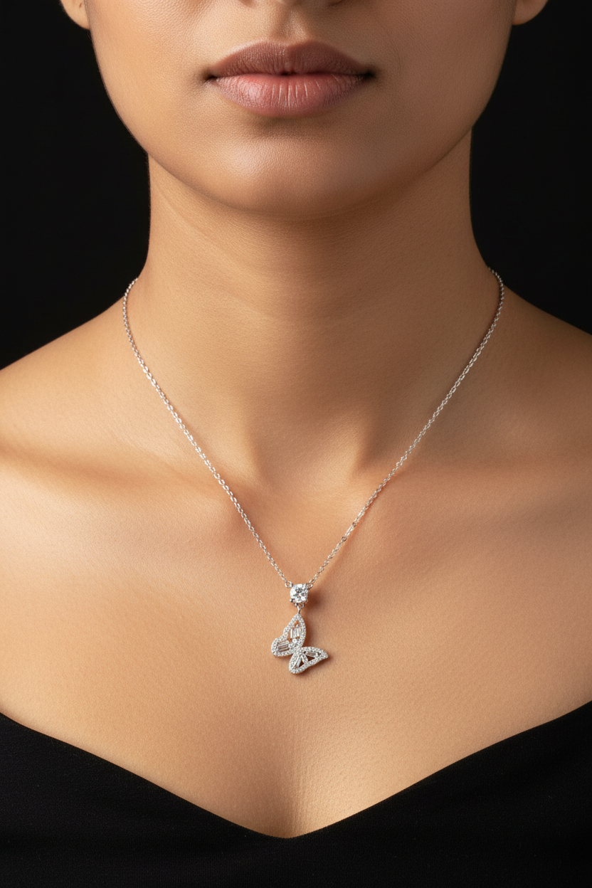 Butterfly chain pendant