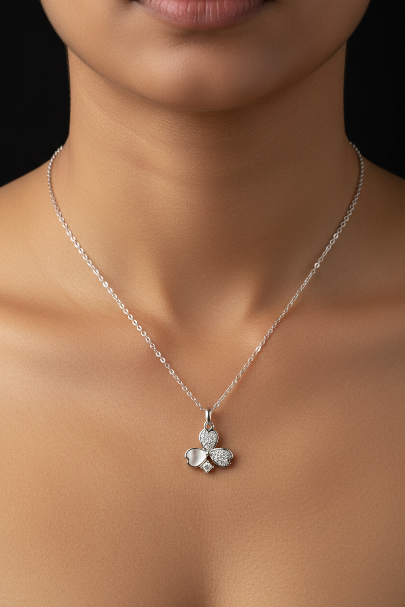 Flower chain pendant