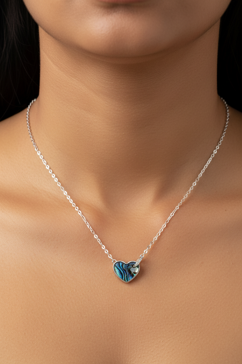 Heart shape chain pendant