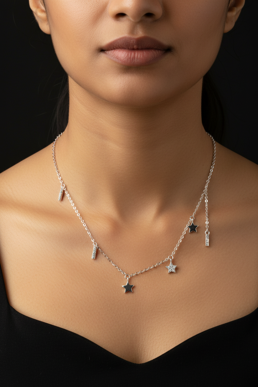 Star charm chain pendant